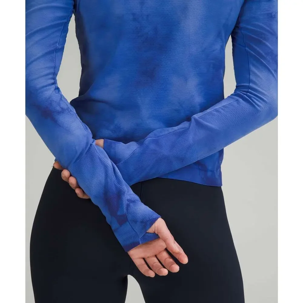Lululemon Swiftly Tech LS 2.0 Race Length Psychic Marble Dye Est. Size 6